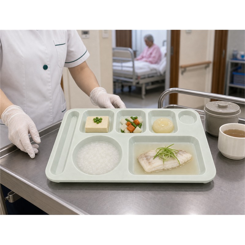 PP Divided Portion Control Tray