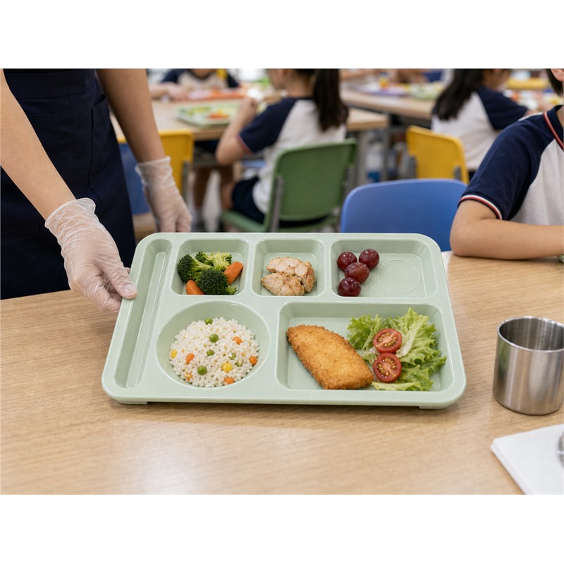 Plastic Food Portion Serving Tray