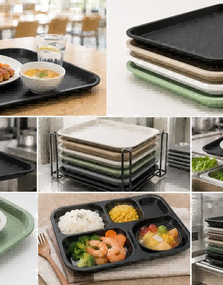 PP Serving Tray for Foodservice, Hospitality, and Institutional Dining