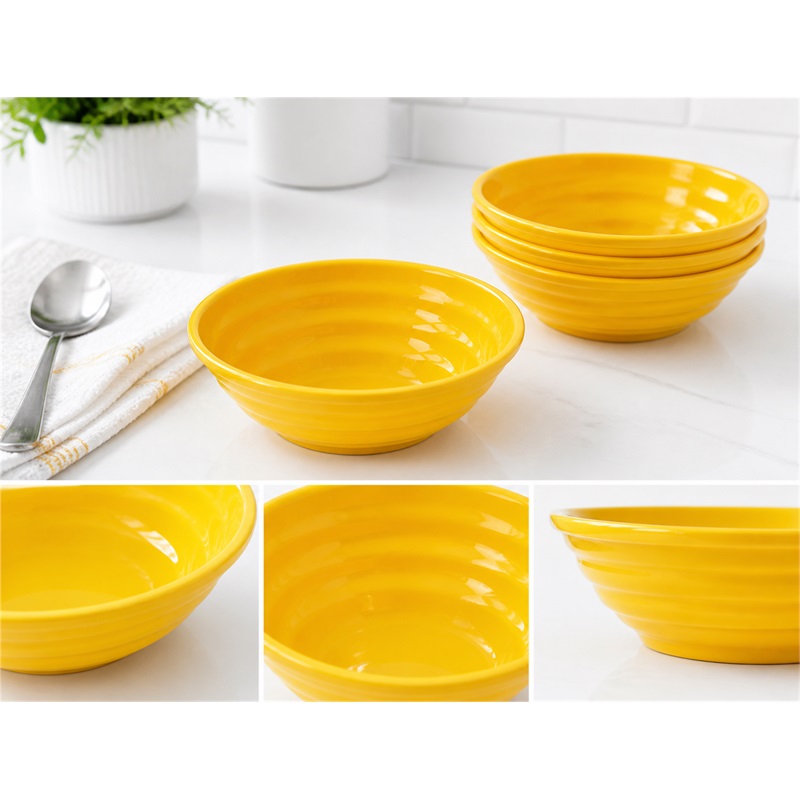 Lightweight Plastic Meal Bowl