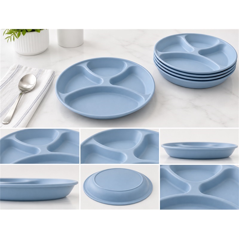 Plastic Dinner Serving Plate For Cafeterias