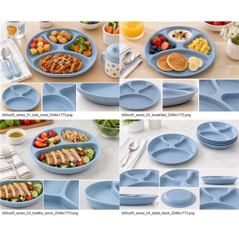 Stackable Food Grade Serving Plate For Meals