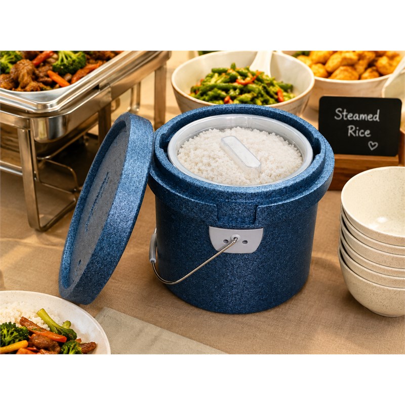 Reusable Insulated Bucket For Hot Food