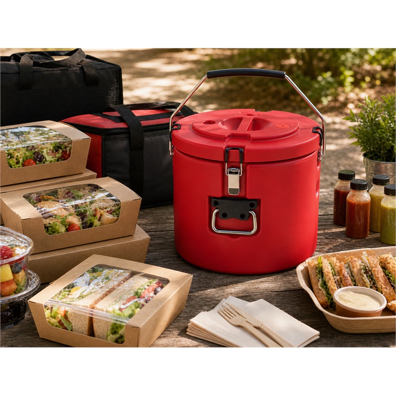 Durable Insulated Food Container With Handle