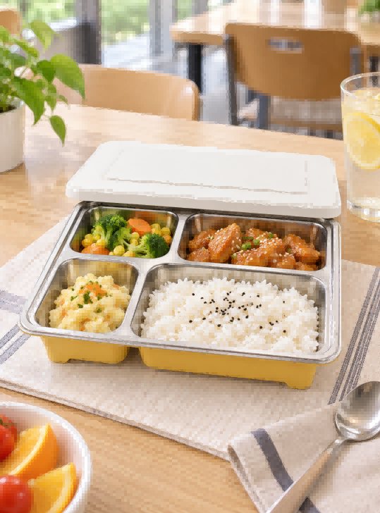 Plastic-Coated Lunch Boxes