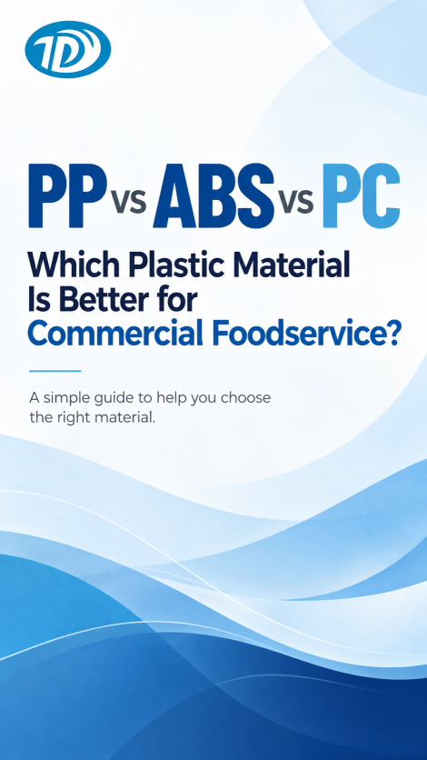 PP vs ABS vs PC: Which Plastic Material Is Better for Commercial Foodservice?