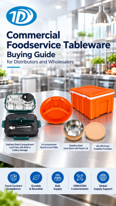 Commercial Foodservice Tableware Buying Guide for Distributors and Wholesalers