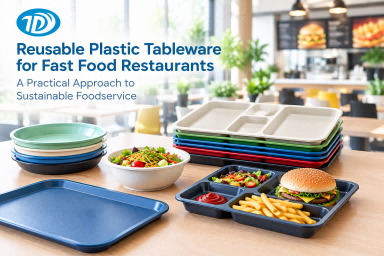 Reusable Plastic Tableware for Fast Food Restaurants: A Practical Approach to Sustainable Foodservice